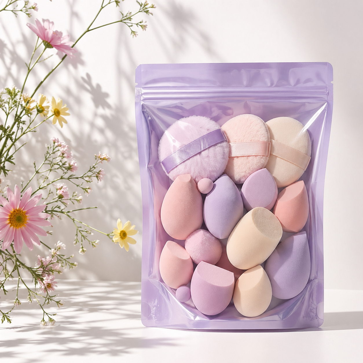 Kit Pretty™ — Éponge de Maquillage Douce & Réutilisable